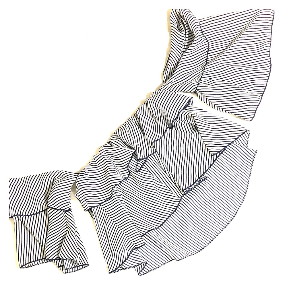 Rosebullet Striped top with flowly Sleeves